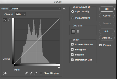 photoshop curve tool