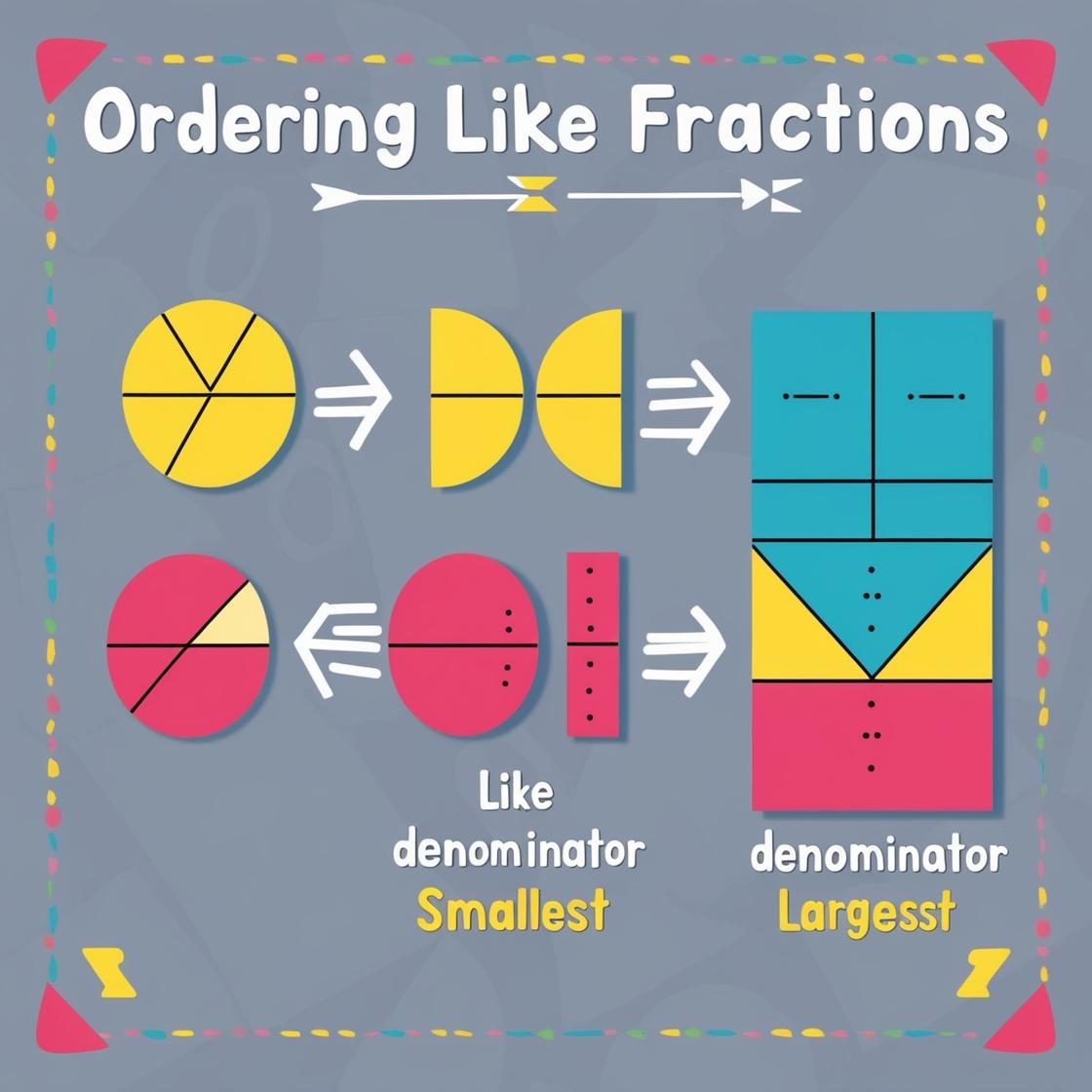 ordering like fraction