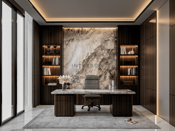 Desain Interior Modern Luxury Home Office