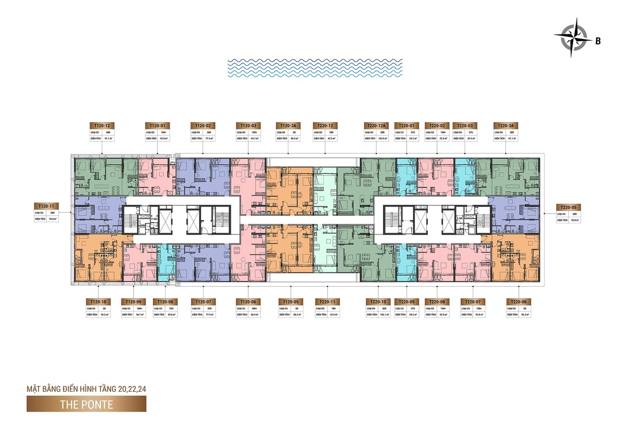 Mặt bằng dự án Sun Ponte Residence 3