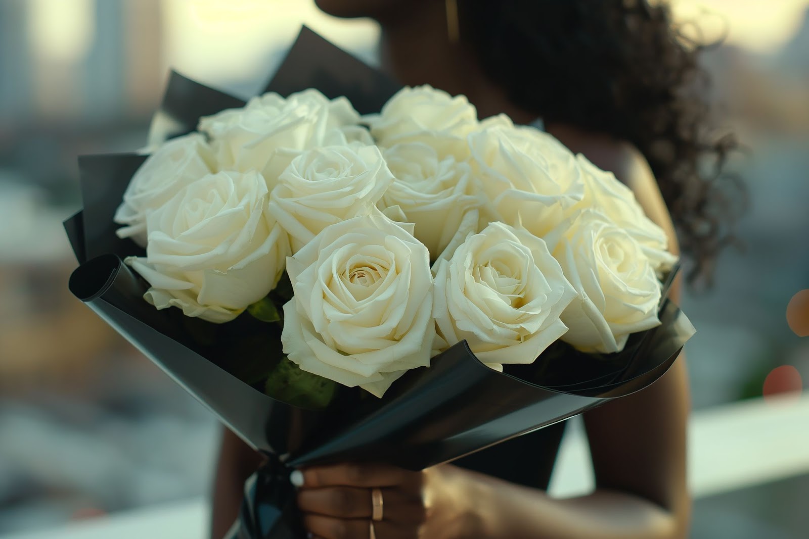 buquês de rosas