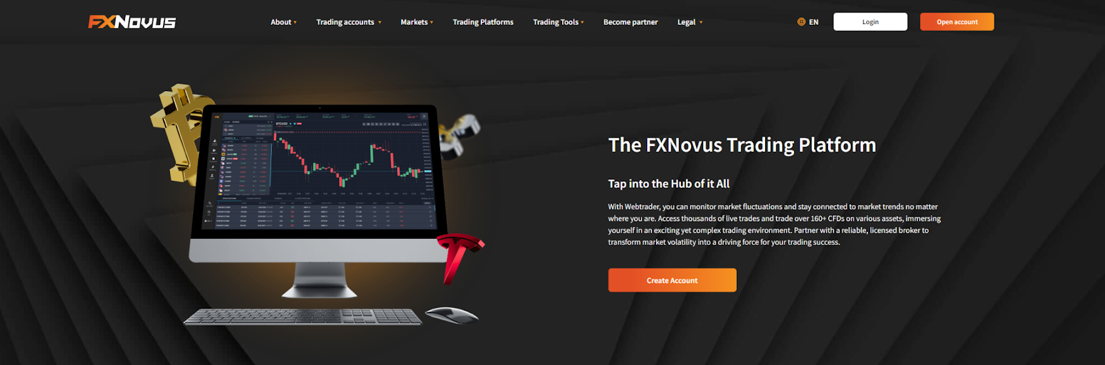 Visit FXNovus’ Trading Platfomr page for more information about the platform