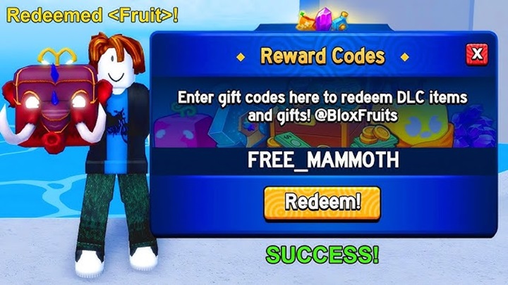 Log into Your Blox Fruits Account and Redeem Codes