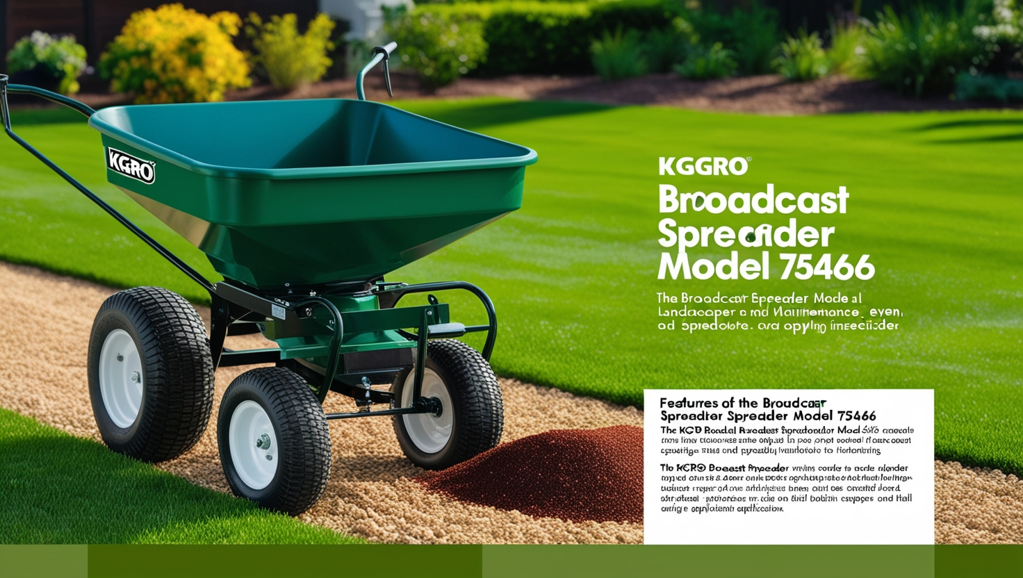 KGRO Broadcast Spreader Model 75466