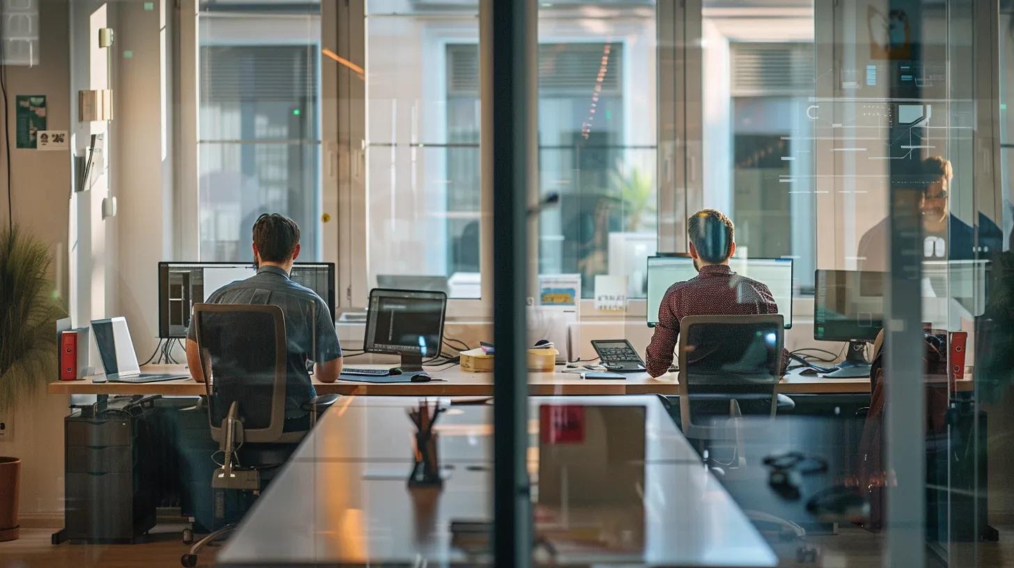 Side-by-side of a sales rep’s day with and without AI. On the left: manual tasks, spreadsheets, fatigue. On the right: AI-driven CRM suggestions, automation dashboards, and more time spent on high-value interactions.