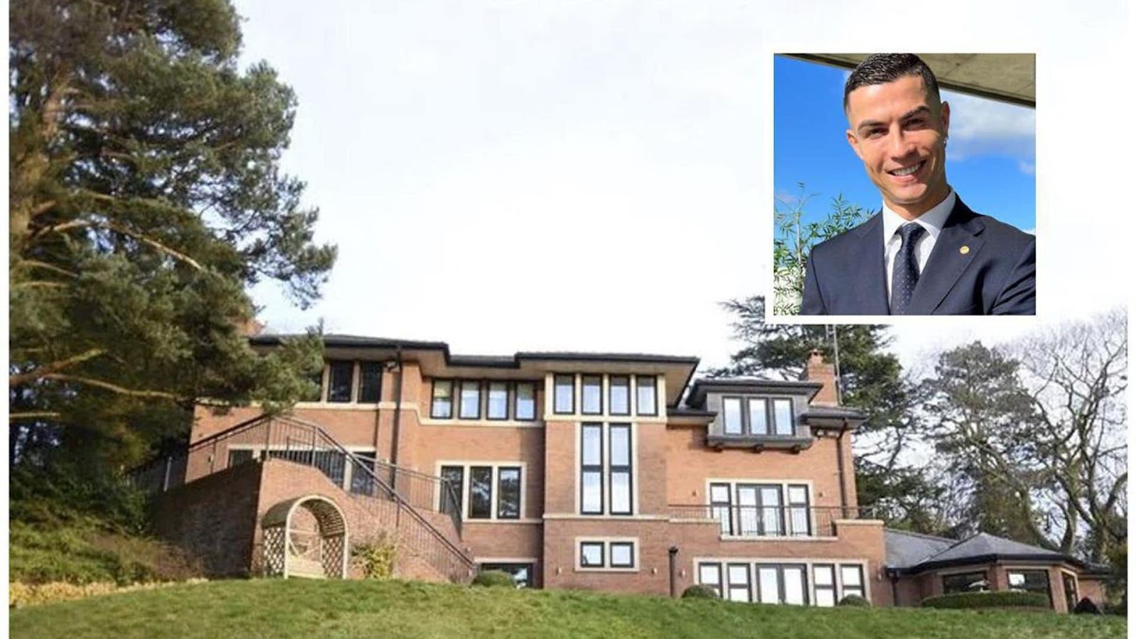 Cristiano Ronaldo lists his stunning Manchester mansion on sale