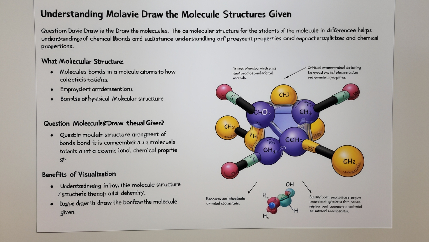 Question Davie Draw the Molecule Given