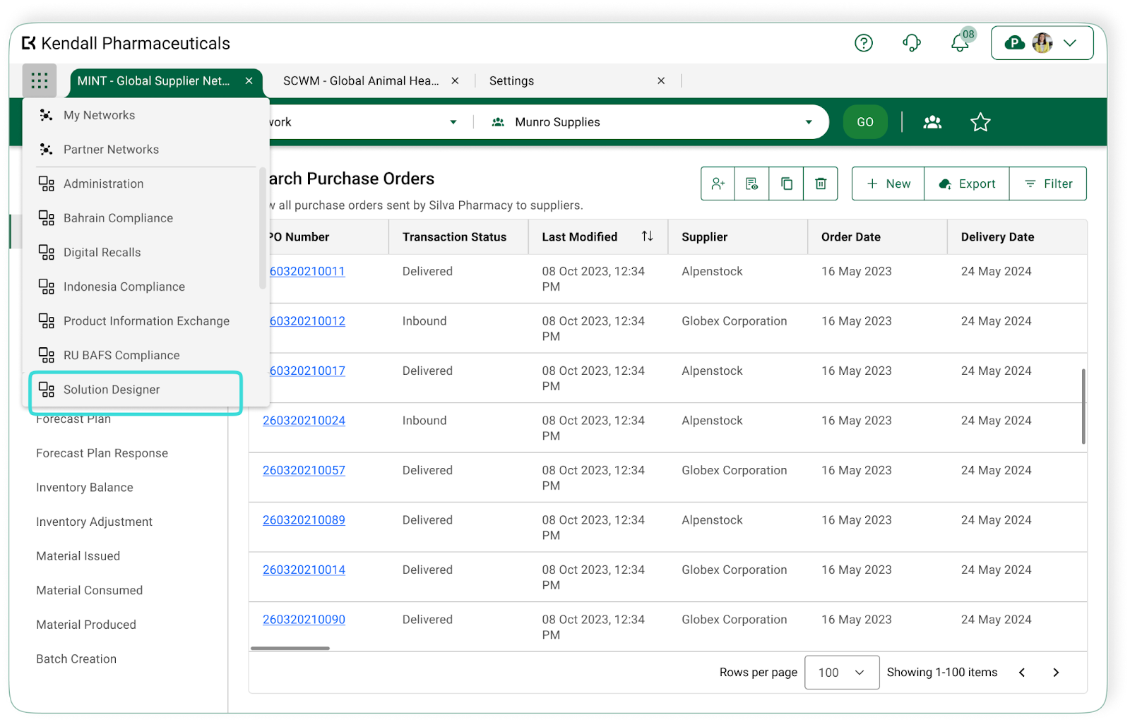 Opus Ensemble navigating to an enterprise solution