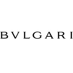 This contain the logo for bvlgartia is shown in black on a white background