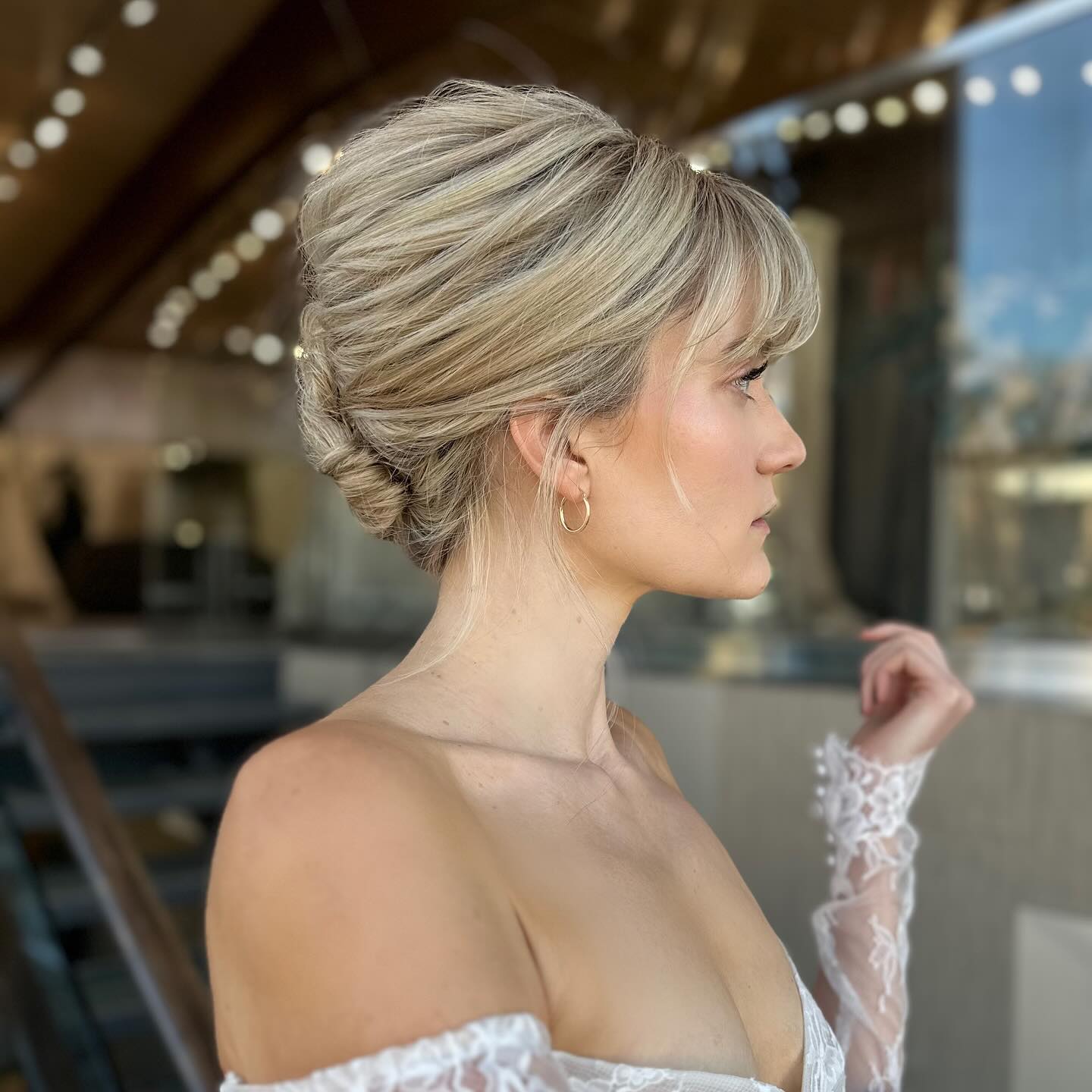Bridal Updos for Medium Hair