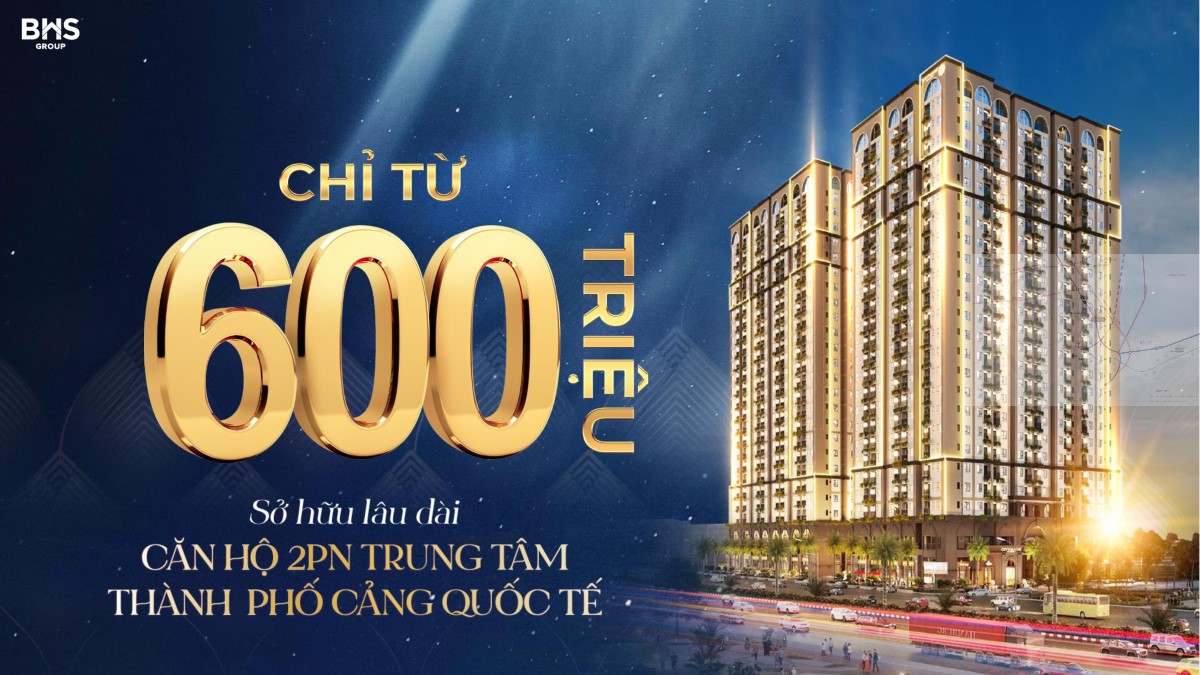 Bạn có tin chỉ từ 600 triệu sở hữu ngay căn hộ 2PN