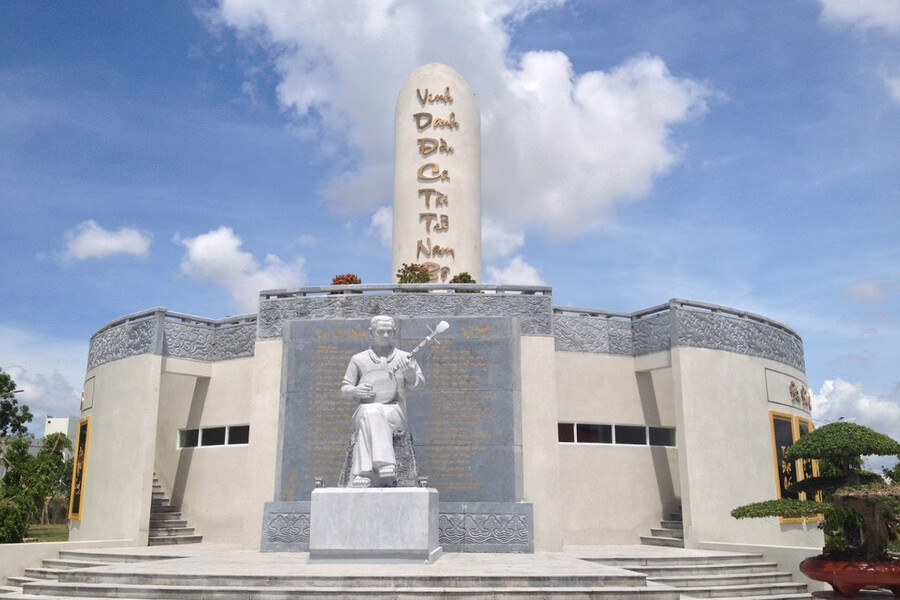 Memorial area of ​​musician Cao Van Lau. Source: Tham Hiem Mekong