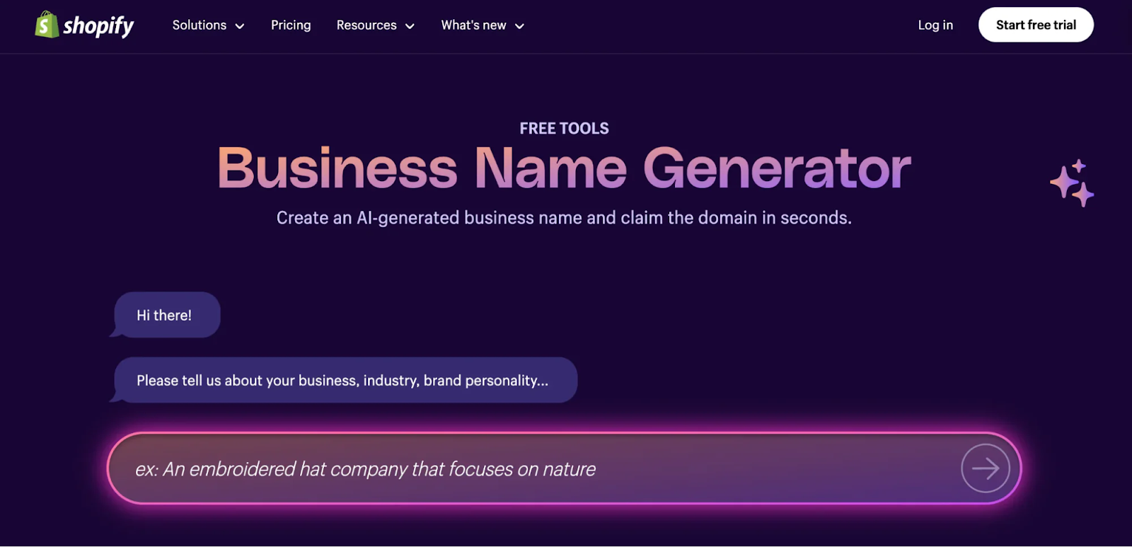 Shopify Business Name Generator