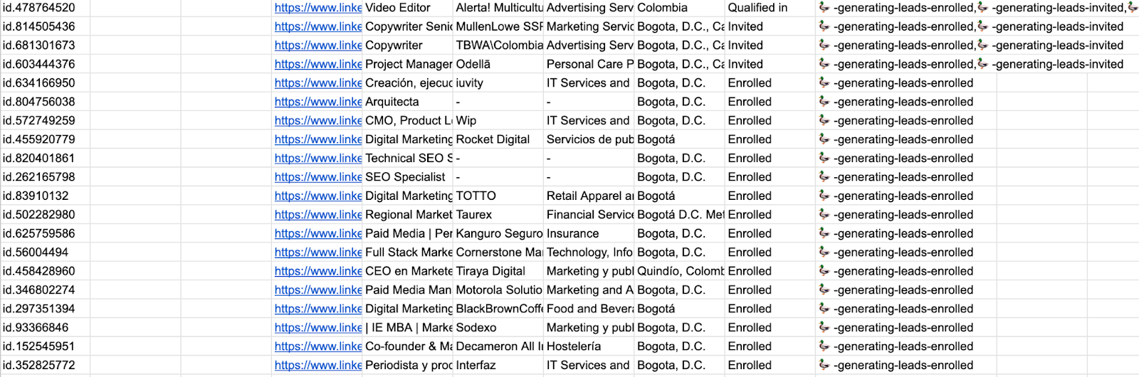 You can export data in sheets as well.