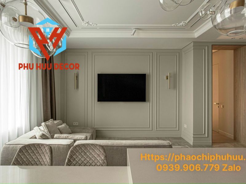 Phào chỉ nhựa được thiết kế đa dạng phù hợp với nhiều không gian nội thất