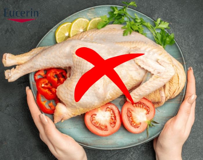 Bị mụn nhọt có được ăn thịt gà không Bị mụn nhọt có được ăn thịt gà không