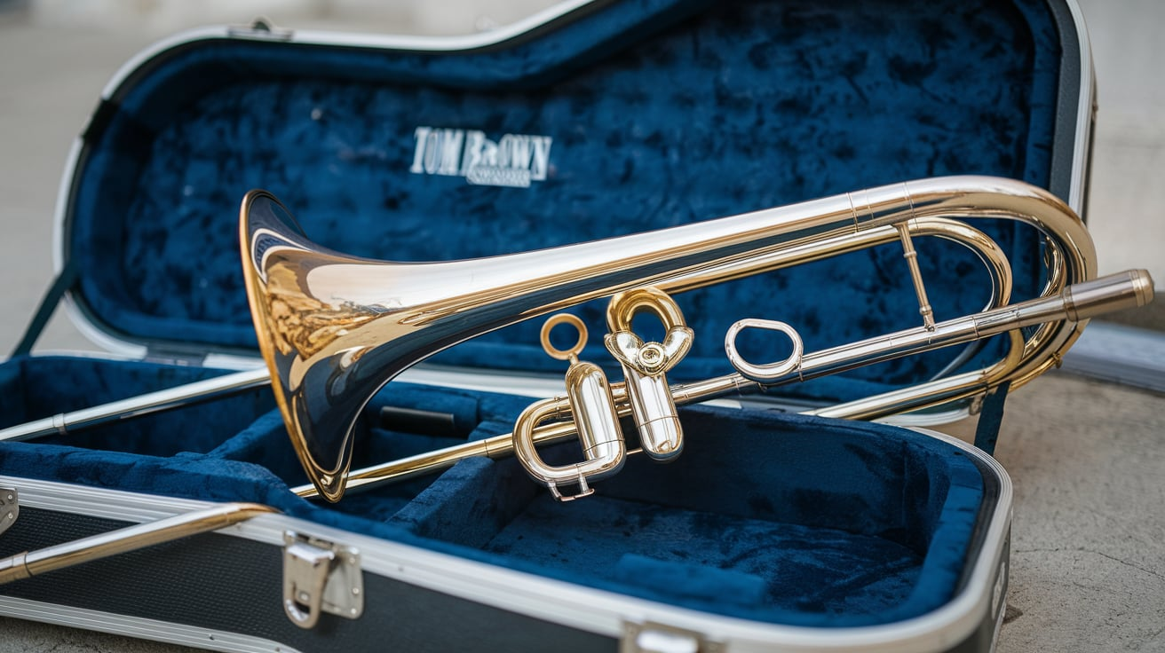 Tom Brown Professional Silver Trombone