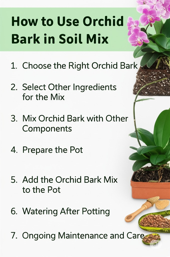 How to Use Orchid Bark in Soil Mix