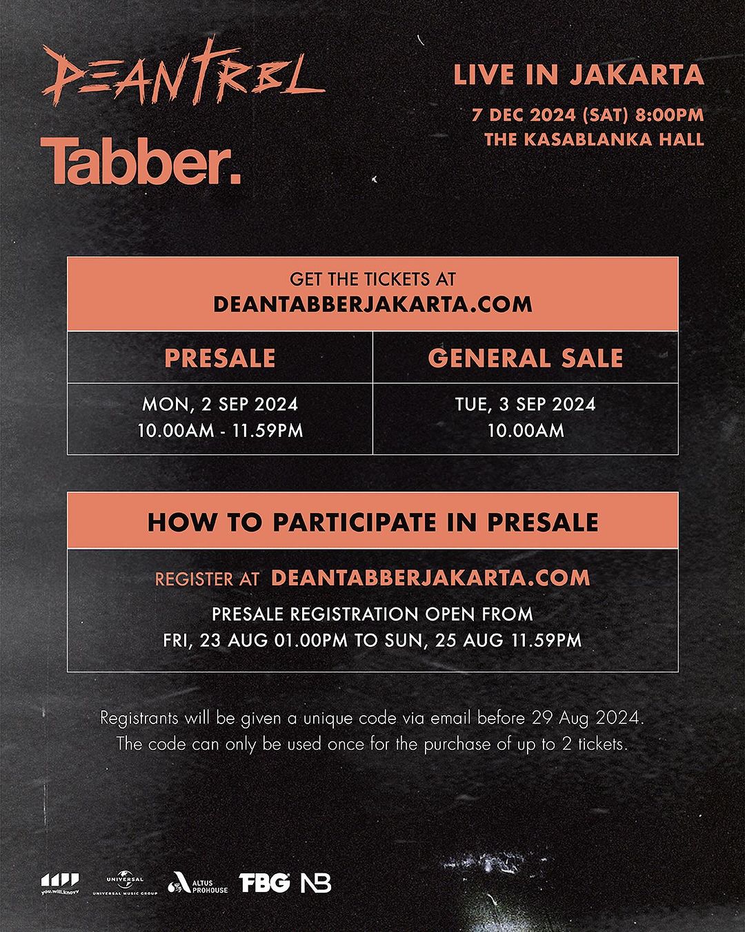 Konser DEAN & Tabber Jakarta