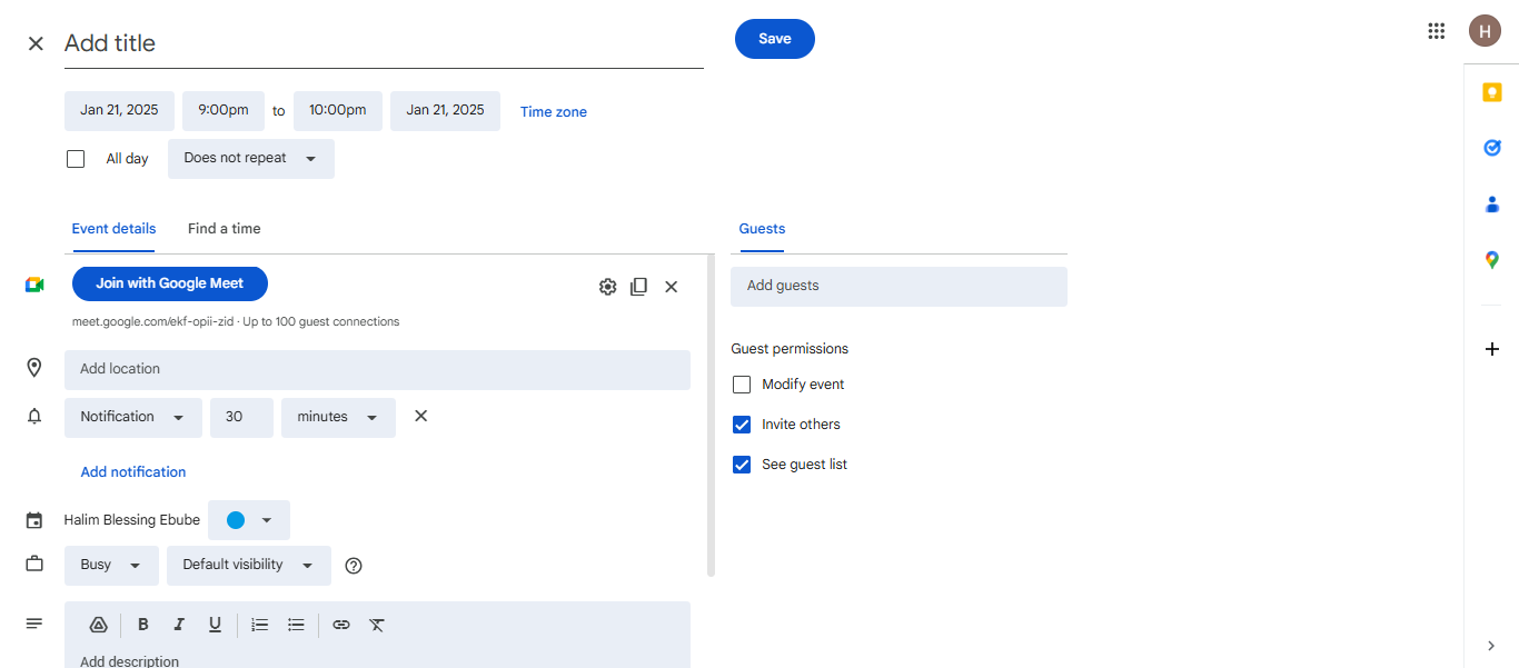 Google meet vs Zoom - Google Meet meeting scheduling