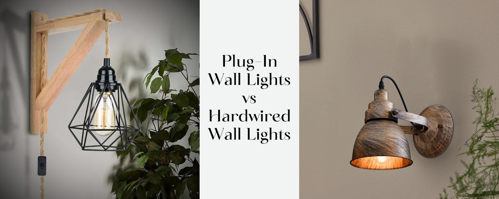 plug in wall light