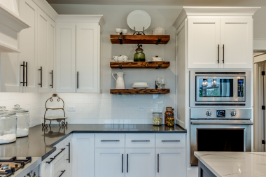 perfecting your culinary space comparing design elements for three kitchen sizes open shelving and cabinetry custom built michigan