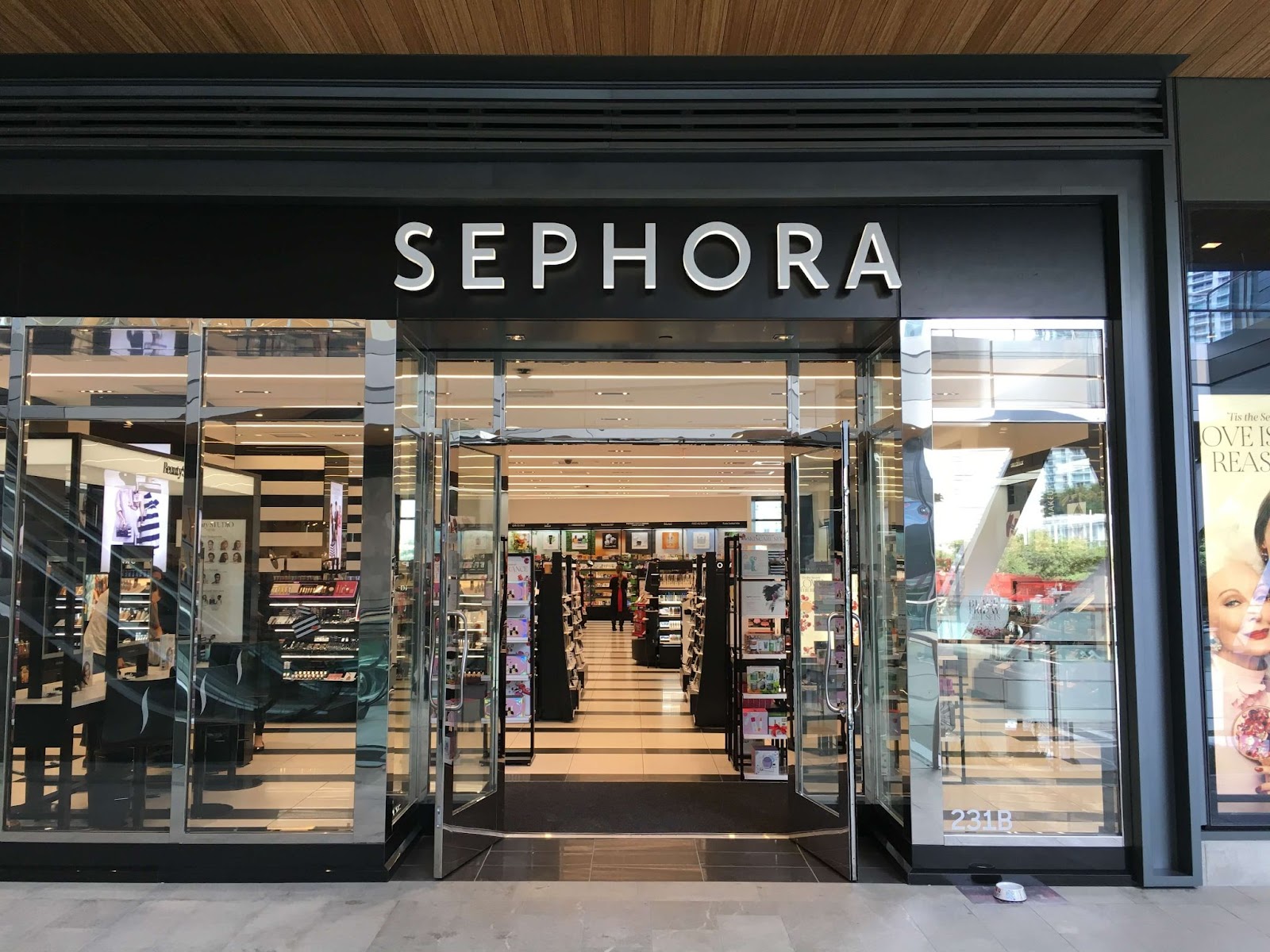 front of Sephora store