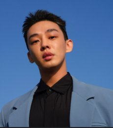 This contains an image of Actor Yoo Ah In