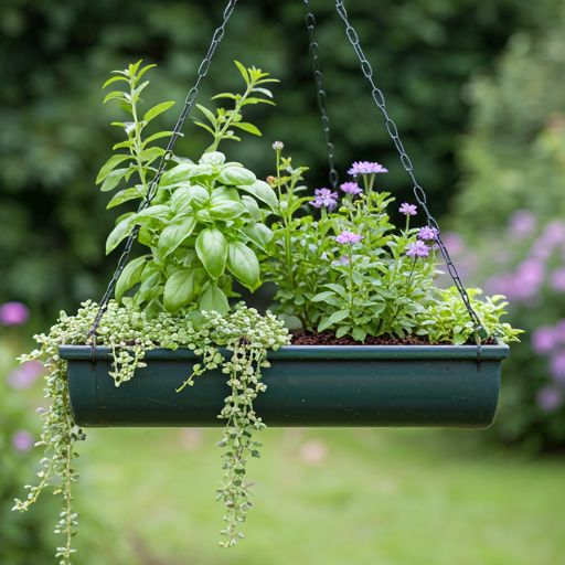 Hanging Gutter Planter