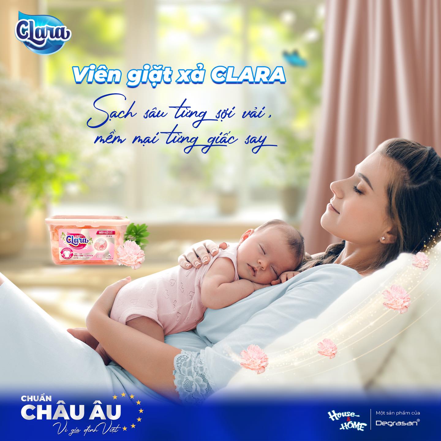 Viên giặt xả Clara Châu Âu - sự lựa chọn tinh tế cho cuộc sống hiện đại