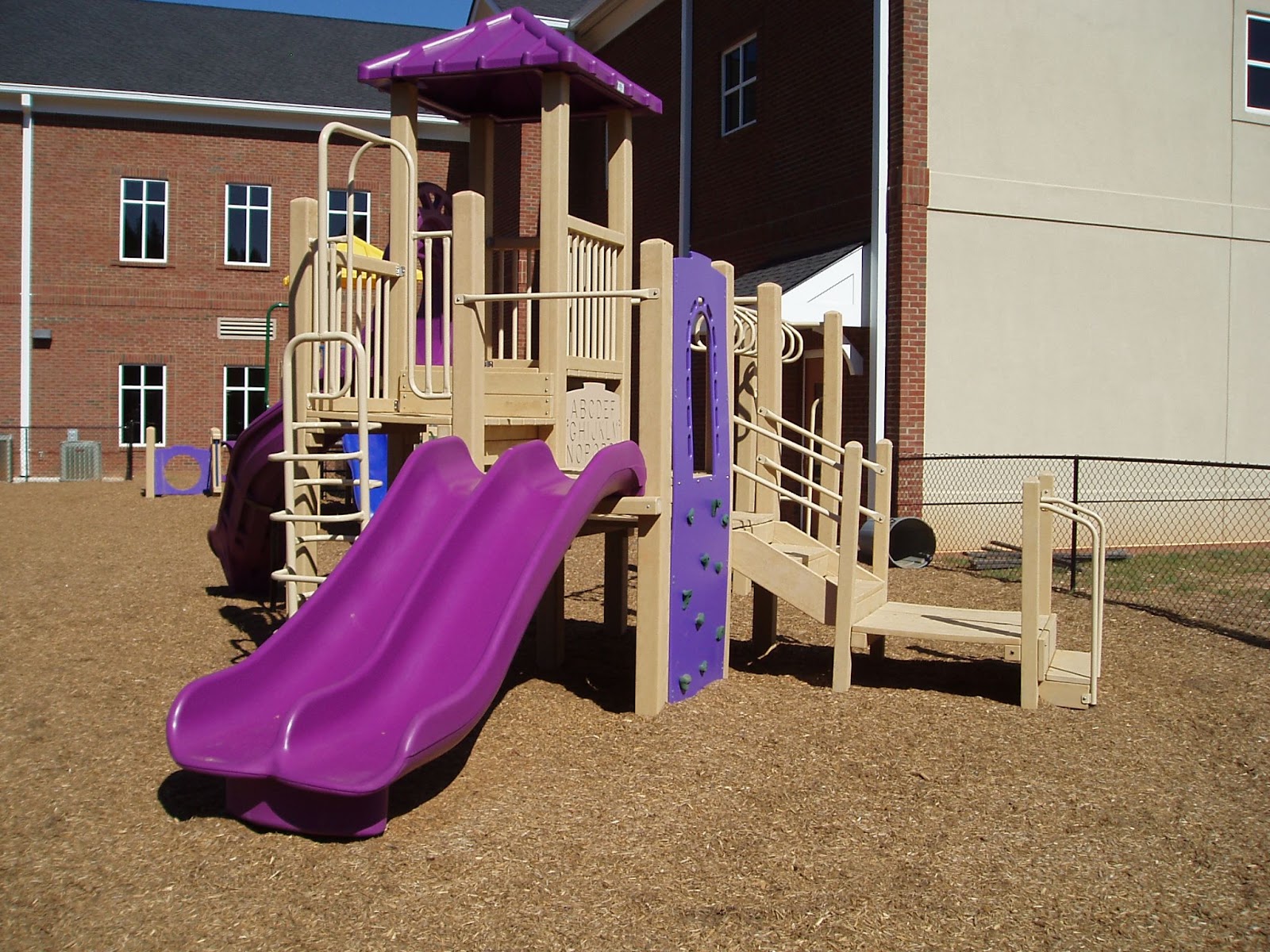 ecoplay church playground structure at allen temple