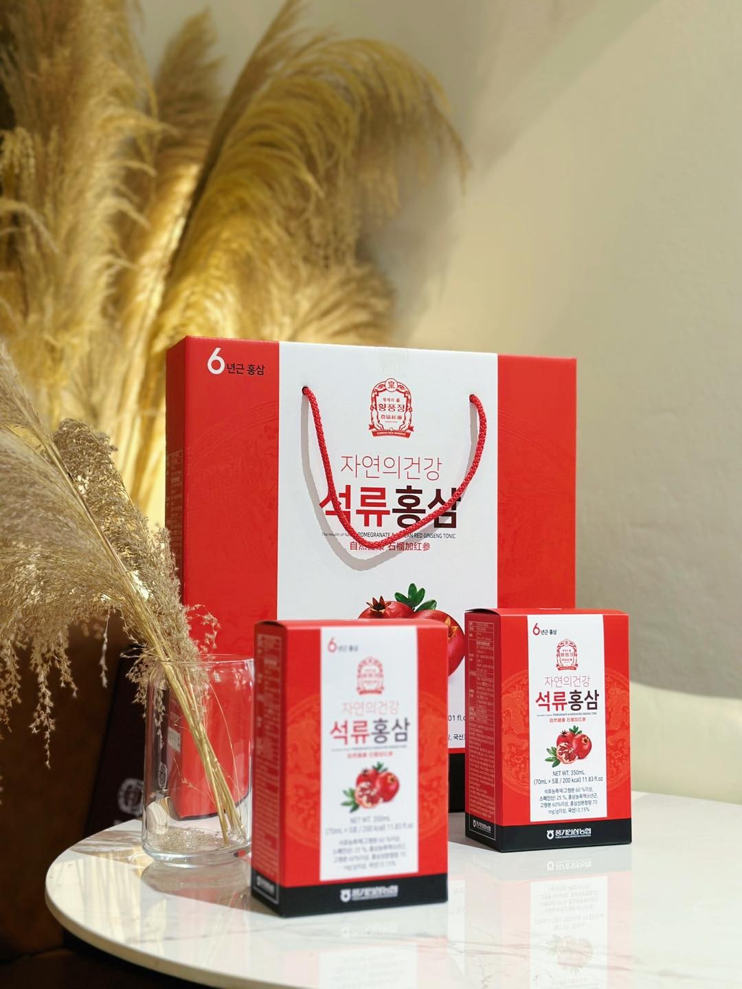 Nước lựu hồng sâm Collagen – Bí quyết vàng giúp làn da rạng rỡ