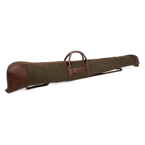 leather rifle case, leather shotgun case