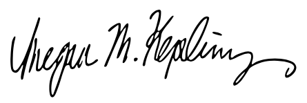 Megan Keplinger signature