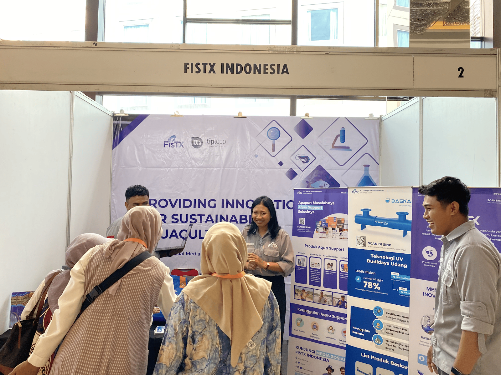 booth FisTx di Sarasehan SCI Jabar-Banten