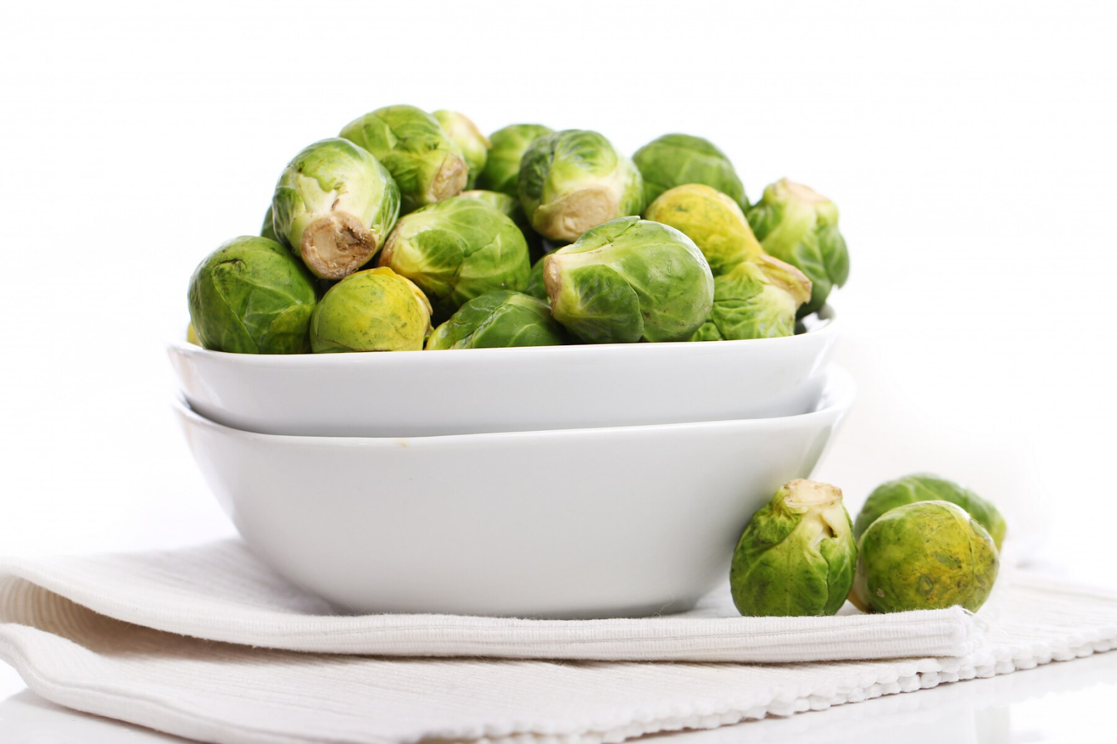 Brussels sprouts in a bowl