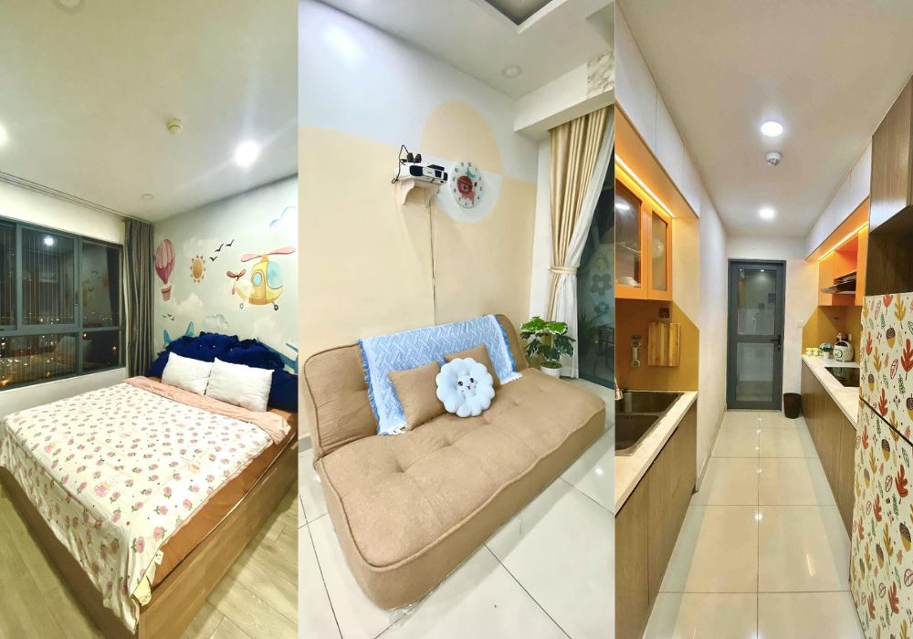 Các góc của 1 phòng trong homestay Homie (Ảnh: Sưu tầm Internet)