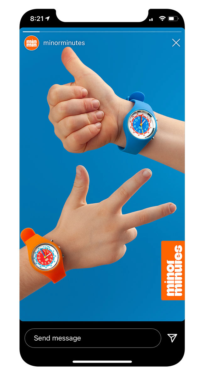 Image from the Minor Minutes: Branding and Industrial Design for Children's Watches article on Abduzeedo