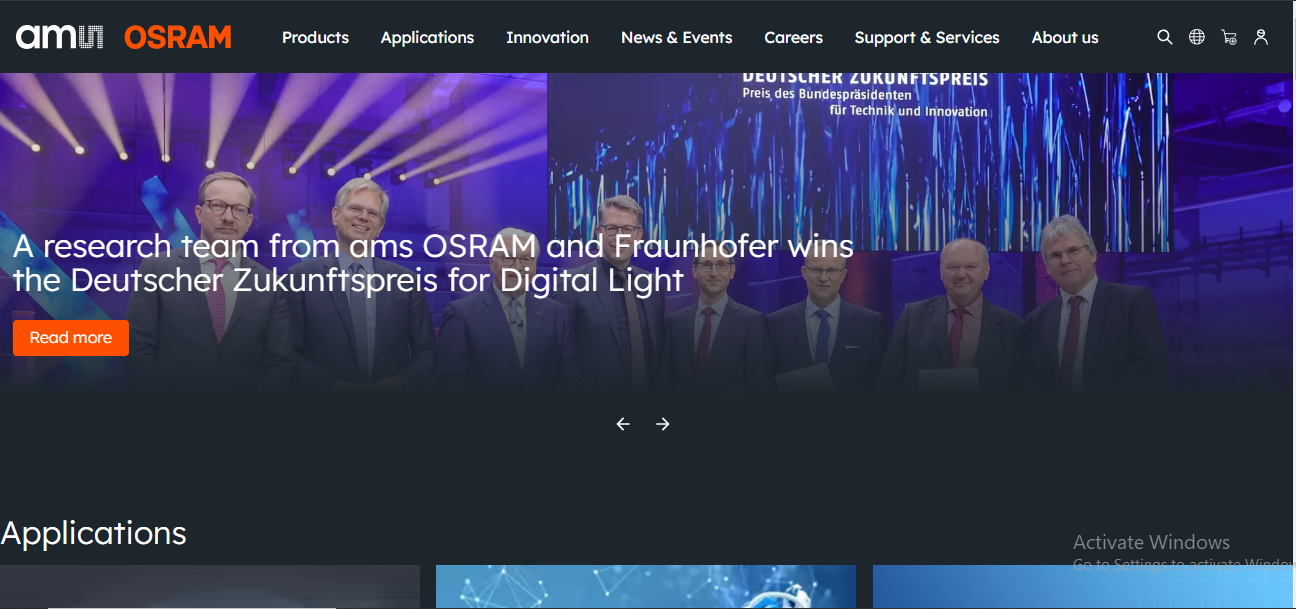 OSRAM Homepage