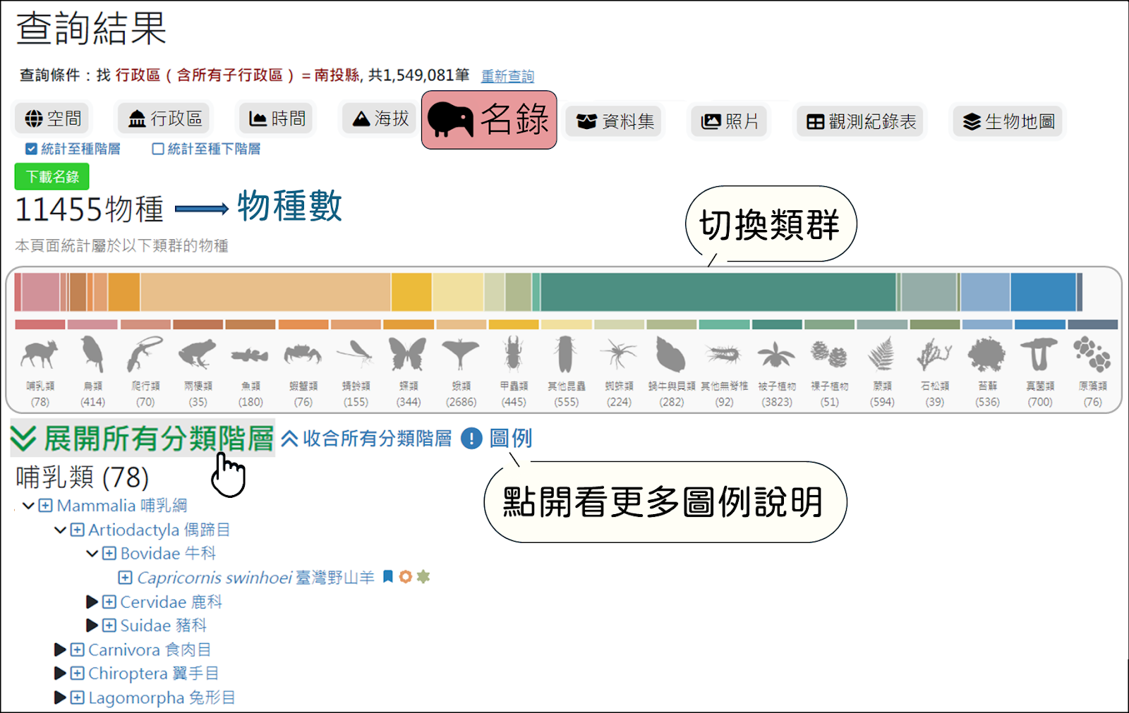 名錄分頁