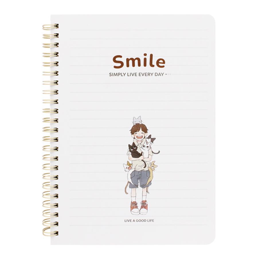 Sổ Lò Xo Hải Tiến Smile A5 6744 200Tr