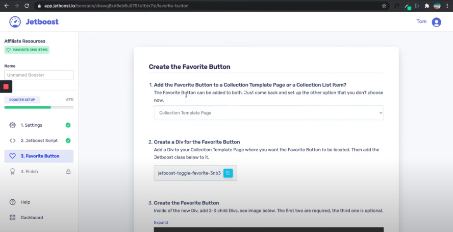 Create the Favoriting Button-axiabits