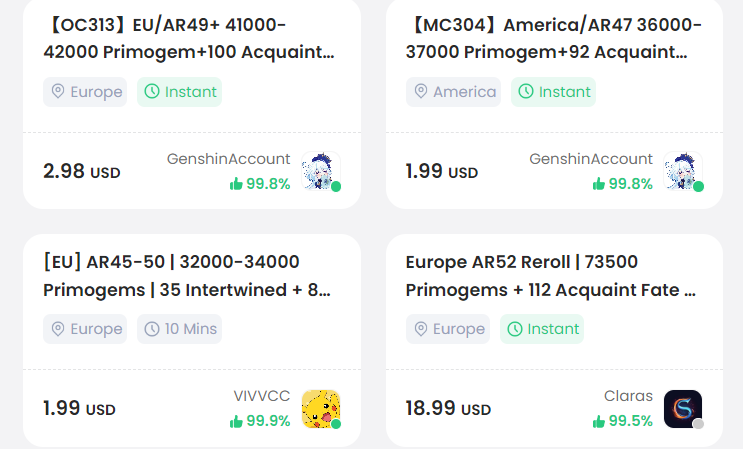 Why More Players Are Investing in Genshin Impact Accounts