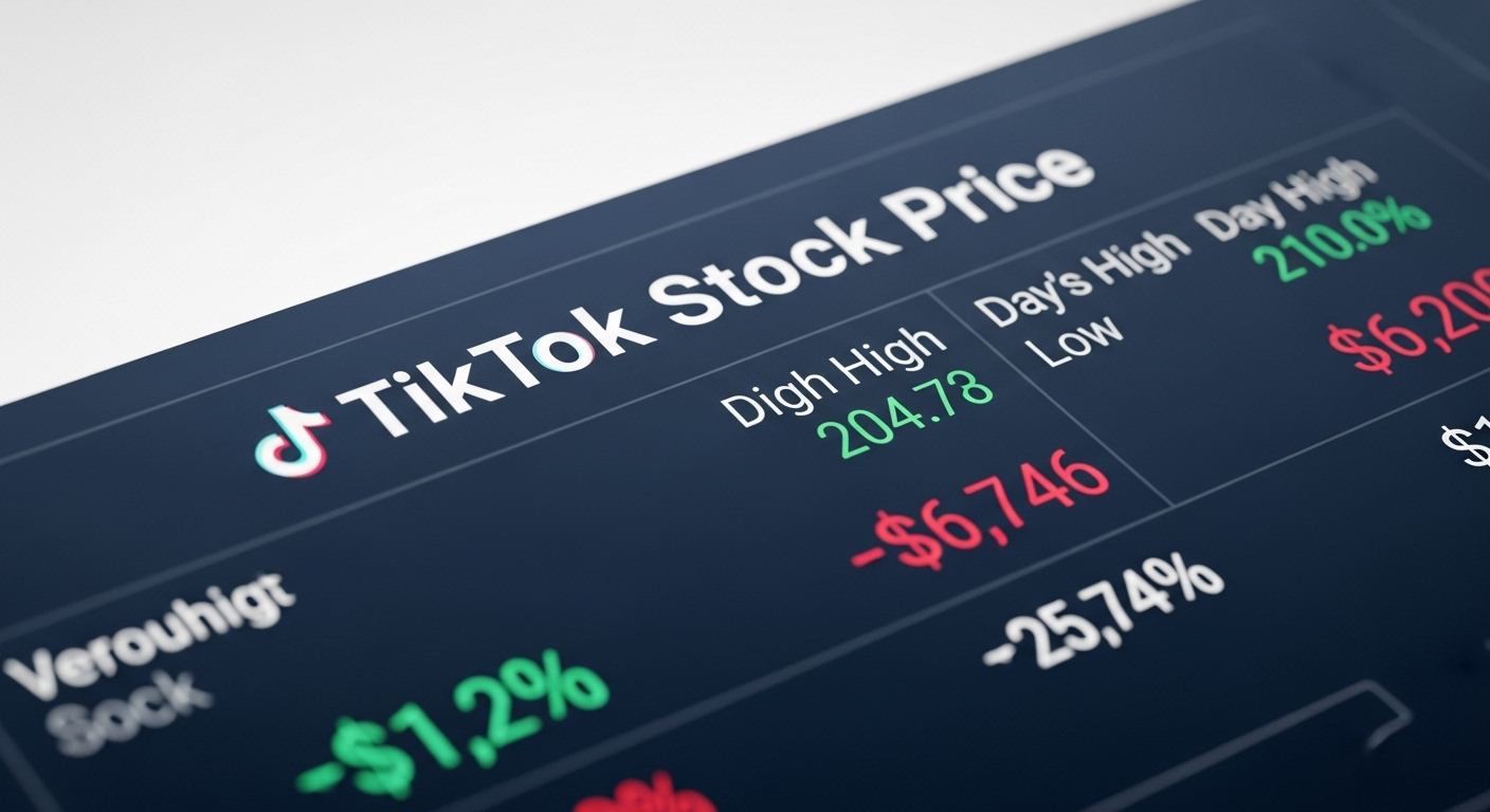 TikTok stock price