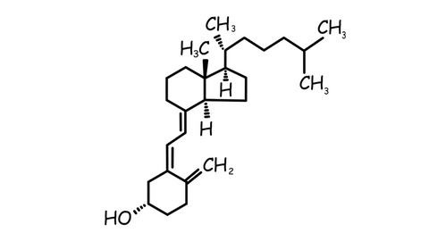 D vitamini molekül yapısı