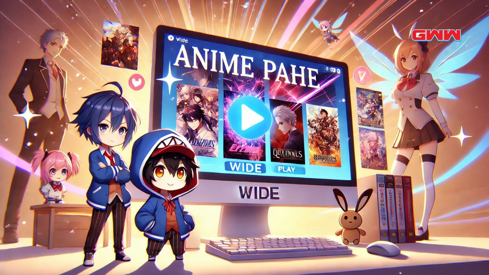 A wide image representing the concept of Anime Pahe as a platform for streaming anime.