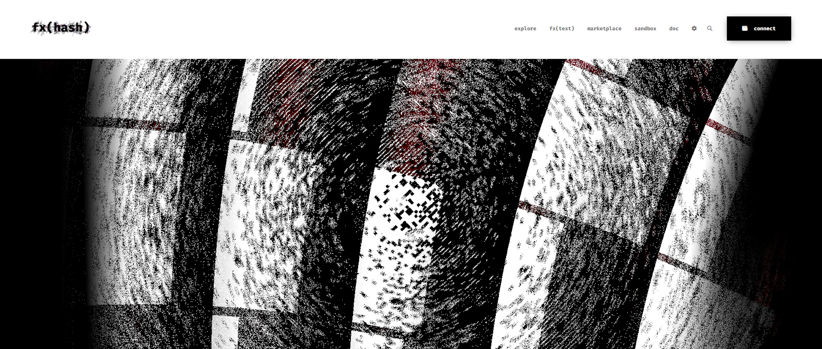 Fxhash homepage