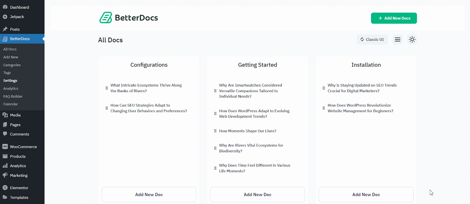 How to Configure BetterDocs Advanced Search?