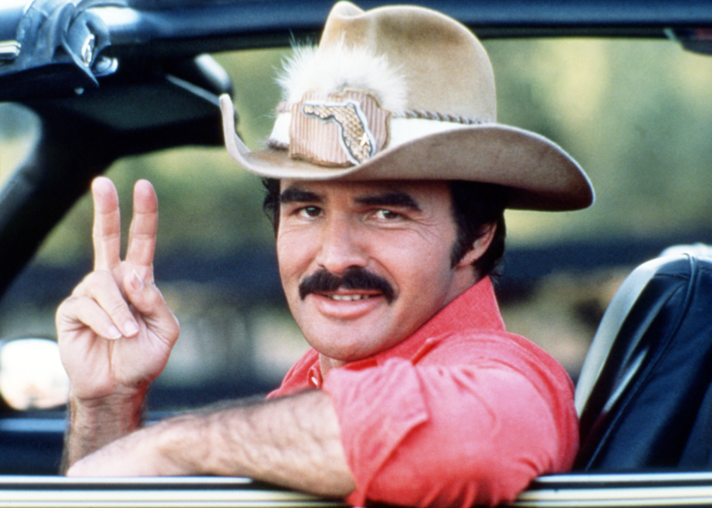 Burt Reynolds as Bo 'Bandit' Darville in 'Smokey and the Bandit'