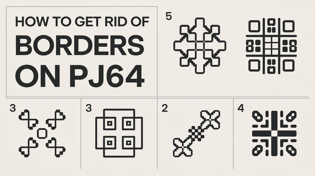 ﻿How to Get Rid of Borders on PJ64